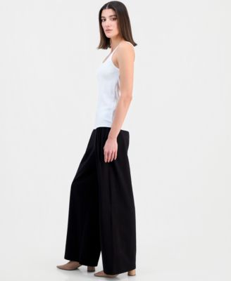 Women's High-Waist Wide-Leg Pants, Regular & Plus