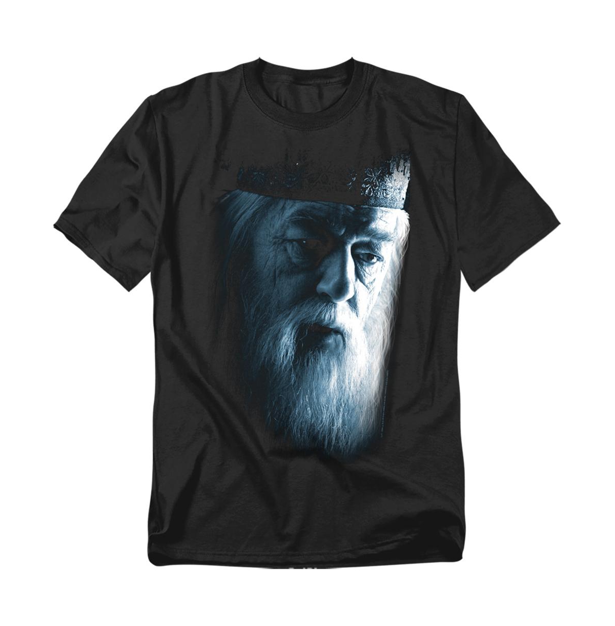 Harry Potter Big & Tall Dumbledore Face T Shirt - Black