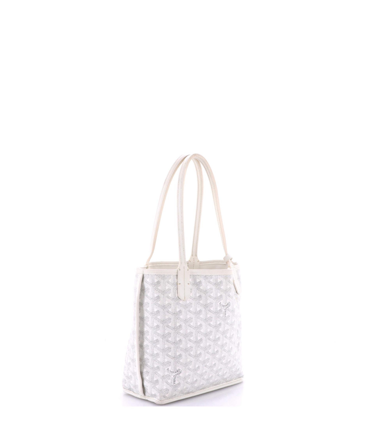 Pre-Owned Goyard Mini Anjou Reversible Tote Printed Coated Canvas