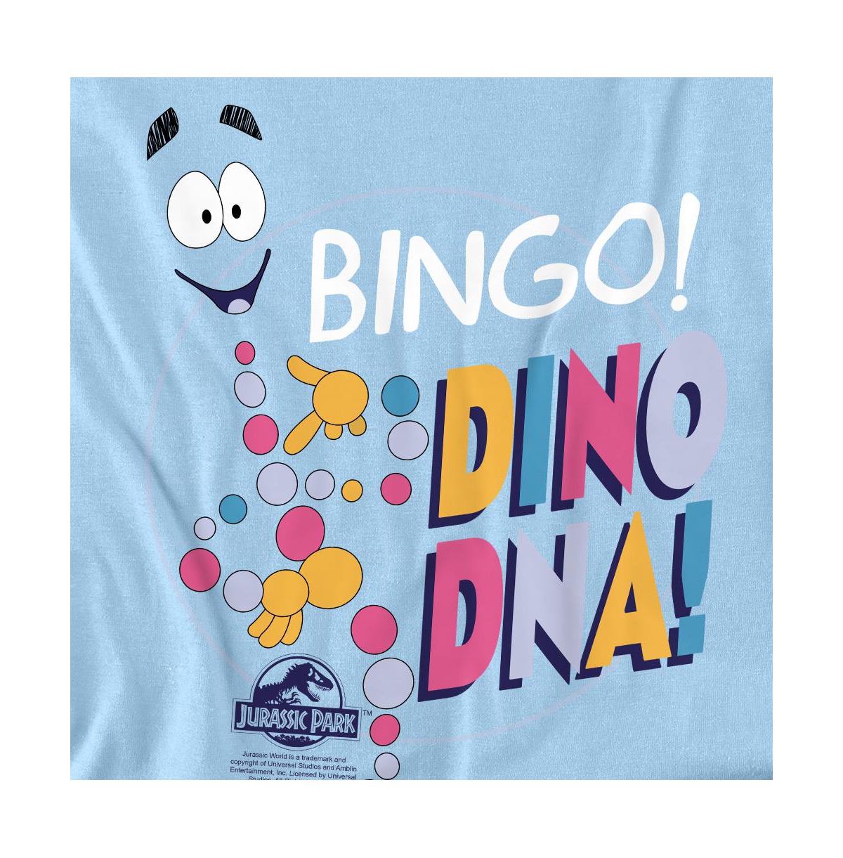 Jurassic Park Men's Bingo Dino Dna Graphic T-Shirt