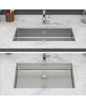 27x18x5.5inch ADA Compliant Kitchen Sink Undermount Stainless Steel Single Bowl 16 Gauge