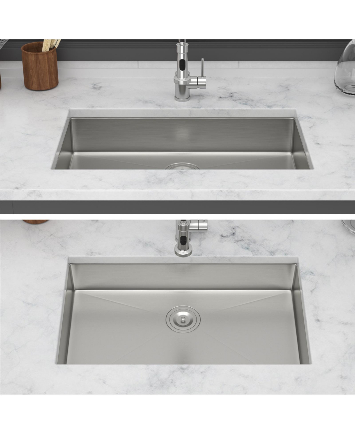 flynama 27x18x5.5inch Ada Compliant Kitchen Sink Undermount Stainless Steel Single Bowl 16 Gauge