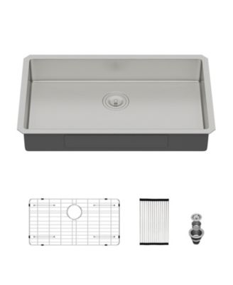 27x18x5.5inch ADA Compliant Kitchen Sink Undermount Stainless Steel Single Bowl 16 Gauge