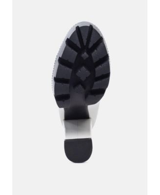 Womens Ouzaki High Block Heeled Boots