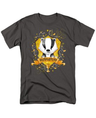 Men's Watercolor Hufflepuff Crest T Shirt