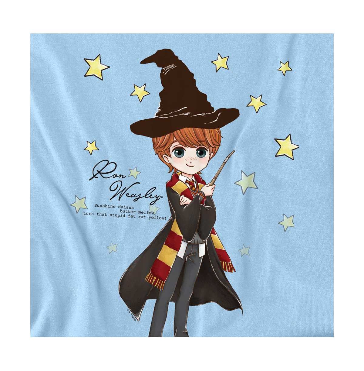 Harry Potter Men's Ron Weasley Quote And Stars T Shirt
