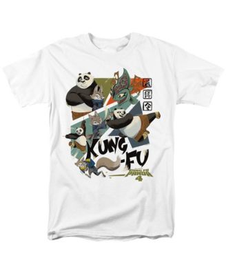 Men's 4 Kung Fu Collage T Shirt