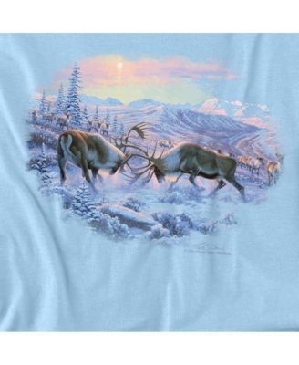 Men's Wildlife Battling Bulls T Shirt