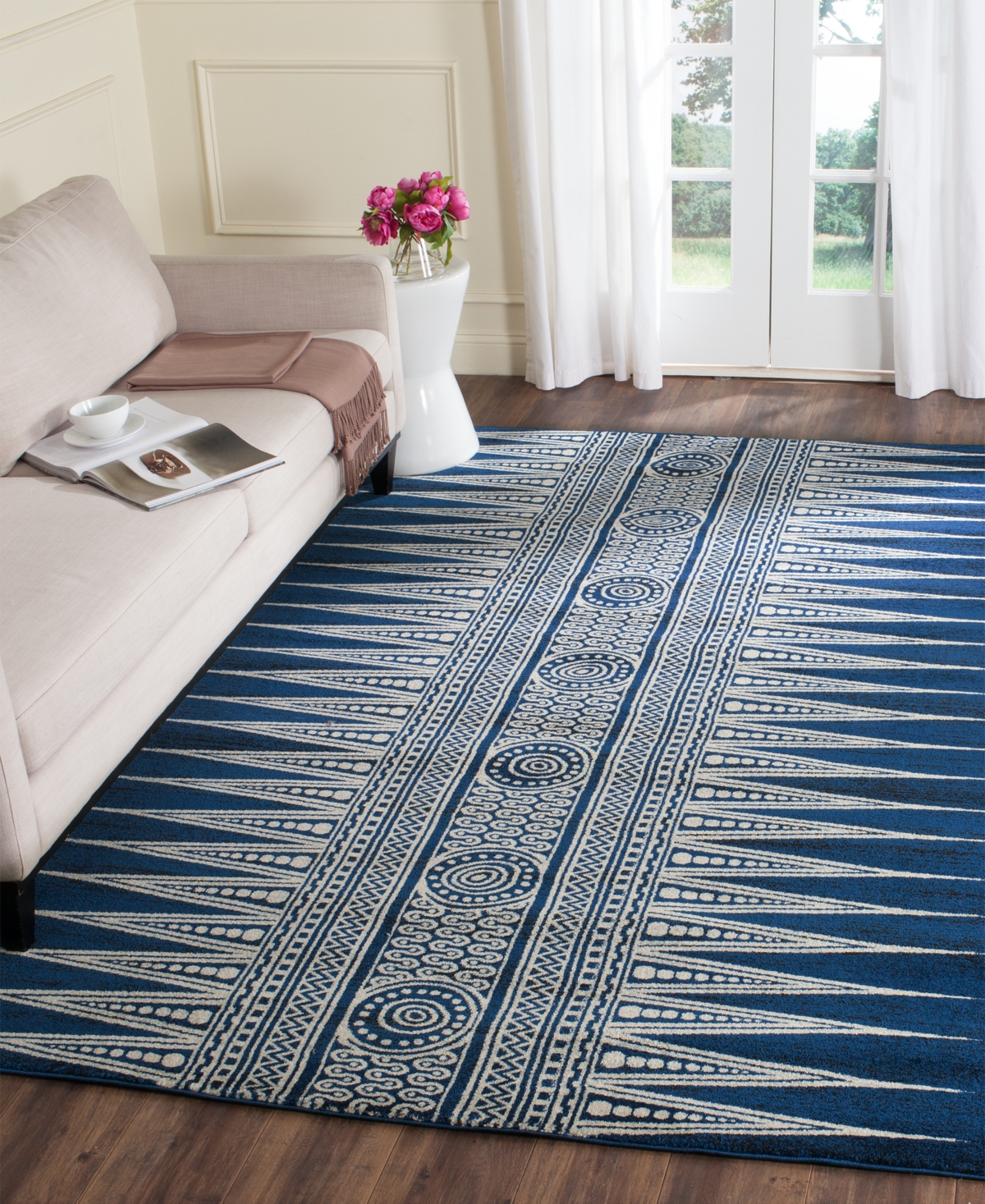 Safavieh Evoke EVK226 Area Rug -Ivory