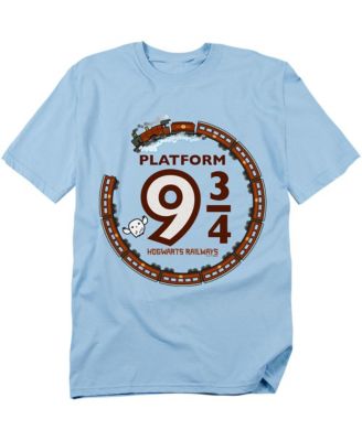 Men's Platform 9 34 Hogwart Railways T Shirt