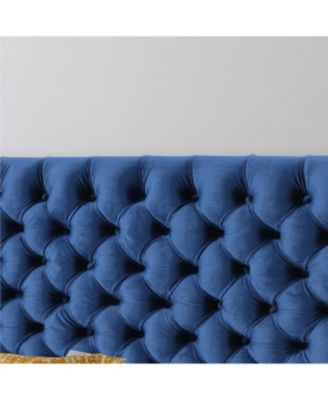 Bierman Adjustable Diamond-Stitched Upholstered Headboard