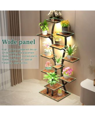  Vase Plant Stand with Grow Lights