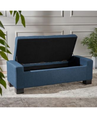 Lawton Fabric Storage Ottoman Contemporary Style With Ample Storage