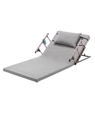 Adjustable Bed Backrest w/ Safety Rails, Remote, for Elderly/Patients