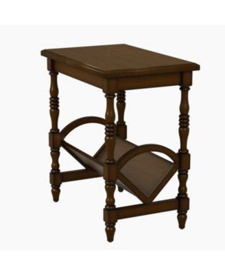 Streamdale Classic Wooden Side Table with Magazine Rack