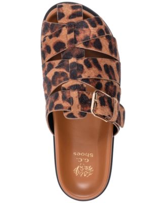 Women's Lovely Multi-Strap Footbed Slip-On Sandals