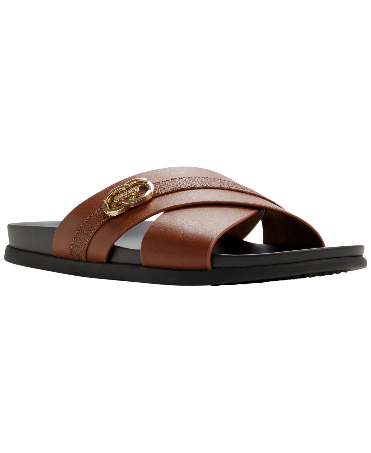 Мужские сандалии ALDO Mendel Slip-On Flat, цвет: Рыжевато-коричневый — фото 1