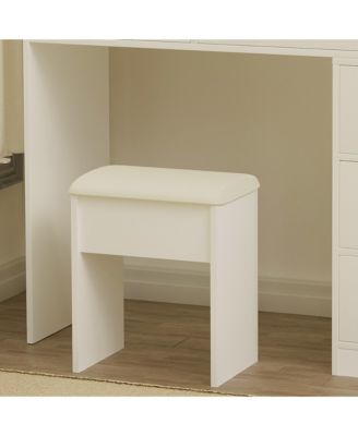 Vanity Desk with Mirror, Lights, & Chair