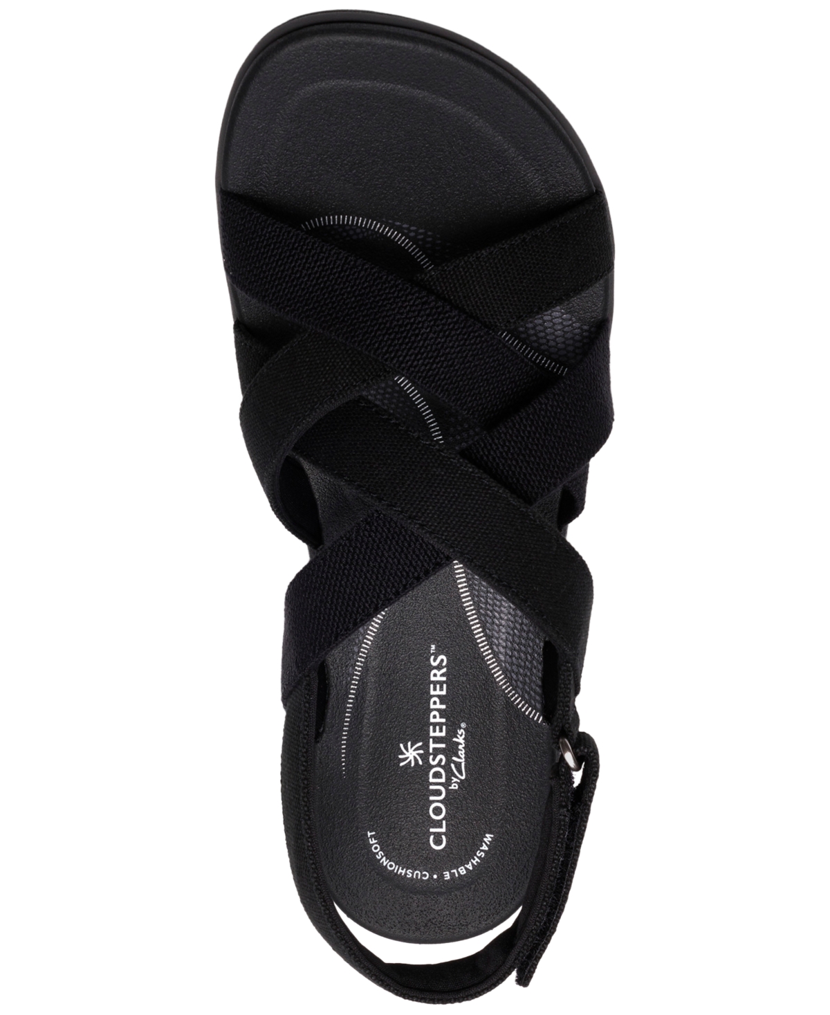 Clarks Women's BreezeRae Ana Open Toe Wedge Sandals