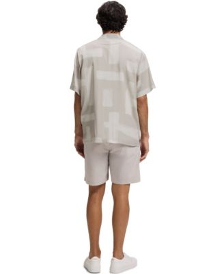 Men's Regular-Fit Maxi Print Short-Sleeve Shirt