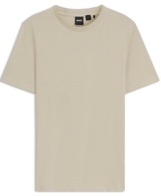 Men's Cotton-Blend Bubble-Jacquard T-Shirt