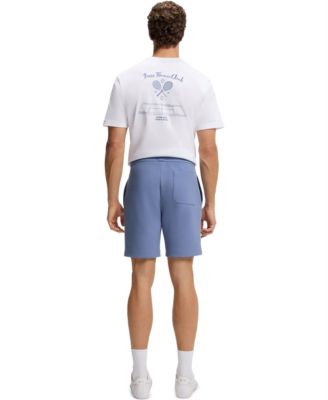 Men's Cotton-Blend Piping Trim Shorts