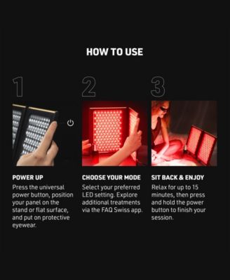 FAQ Dual LED Panel Light Therapy