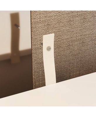 Nightstand with 3 drawers,Bedside table, For bedroom,White