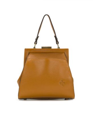 Rugged Natural Grain Small Tiphanie Frame Shoulder Bag