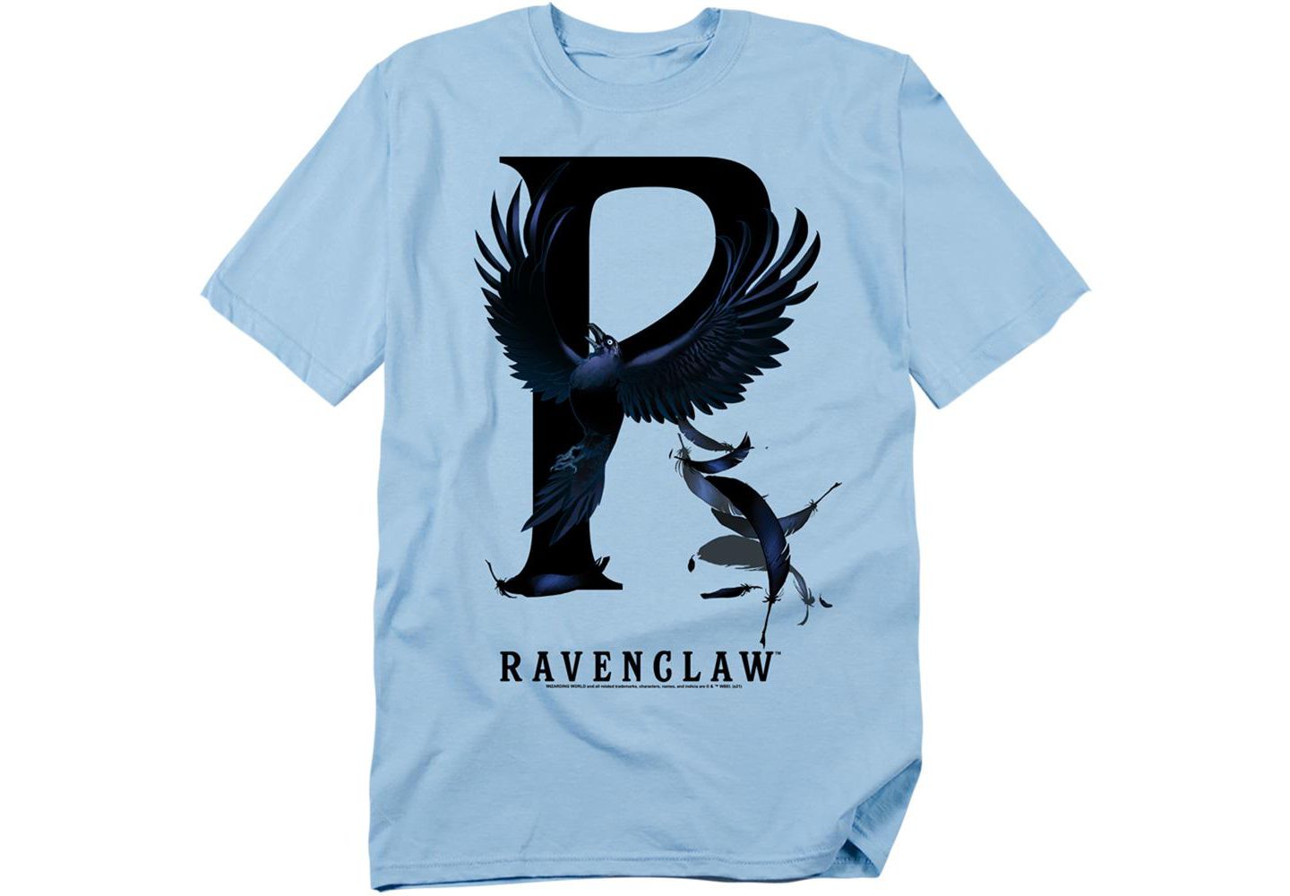 Мужская футболка Harry Potter Ravenclaw Raven R, цвет: Светлый синий — фото 1