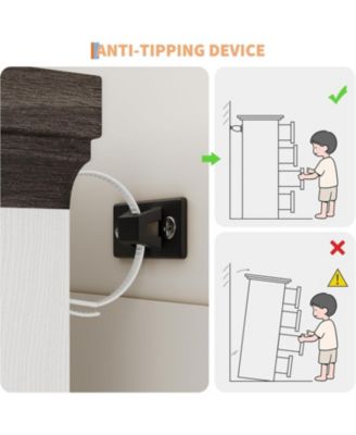 Farmhouse 9-Drawer Dresser, Rustic Vintage Chest with Natural Texture, Spacious Storage Organizer, White