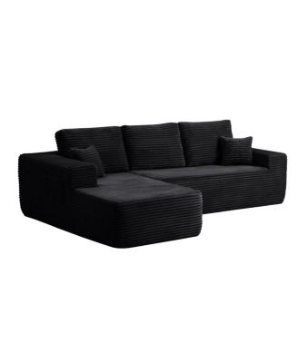 Streamdale 104" Cloud Sectional Sofa with L-Shape Chaise & Side Pockets, Left-facing