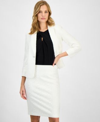 Women's Bonded Lace Slim Pencil Skirt