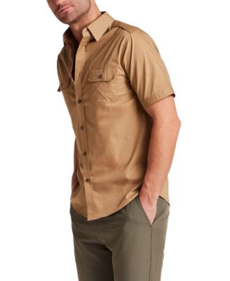 Men's Short-Sleeve Poplin Utility Shirt