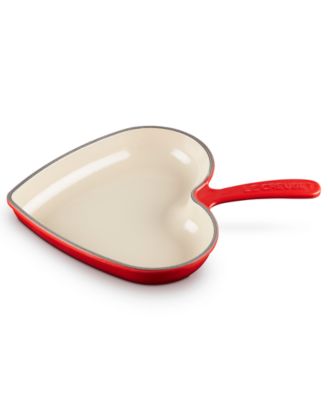Enameled Cast Iron 2-Quart Traditional Heart Skillet