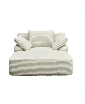 Durable Corduroy Couch with Memory Foam & Pocket Springs