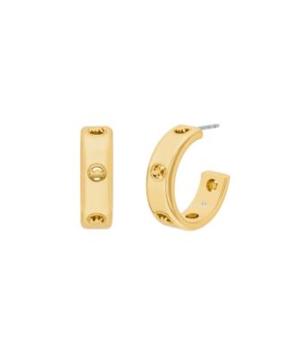 Logo Hoop Earrings