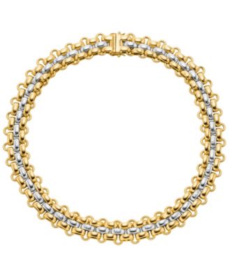 Two-Tone Link Necklace