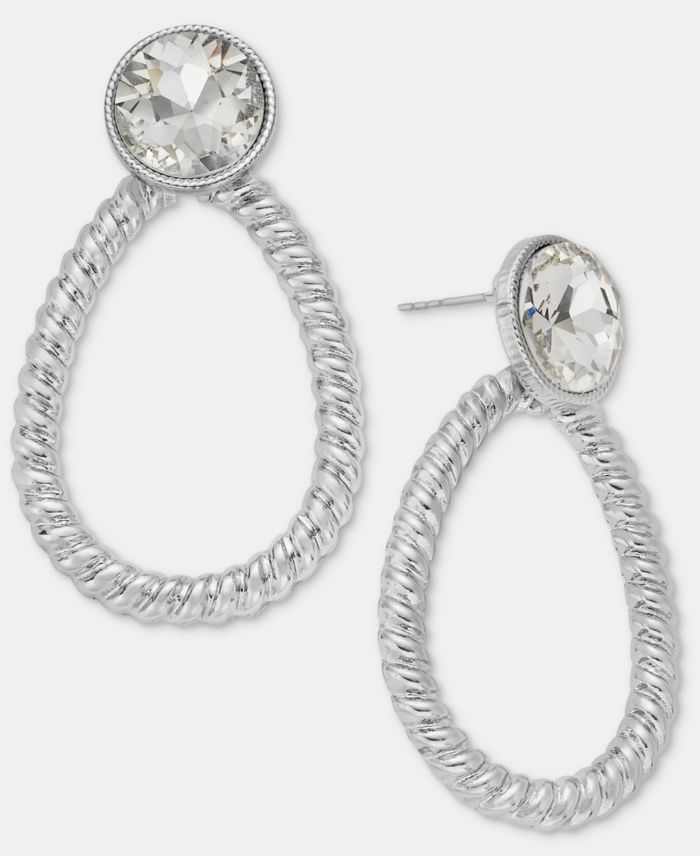 I.N.C. International Concepts Crystal Twist Open Drop Earrings