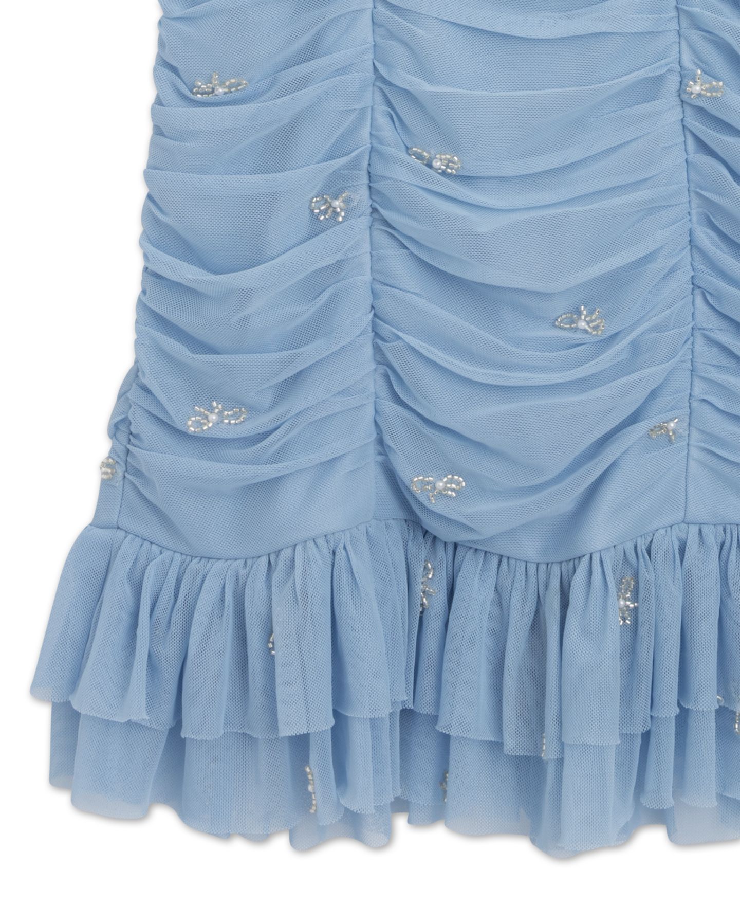Платье Speechless Square Neck Knee-Length Dress для девочек, цвет: Синий — фото 4