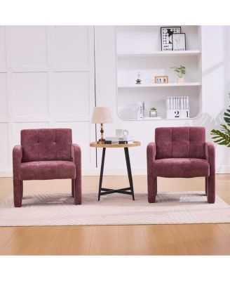 Modern Minimalist Single Armchair for Living Room, Bedroom, Office