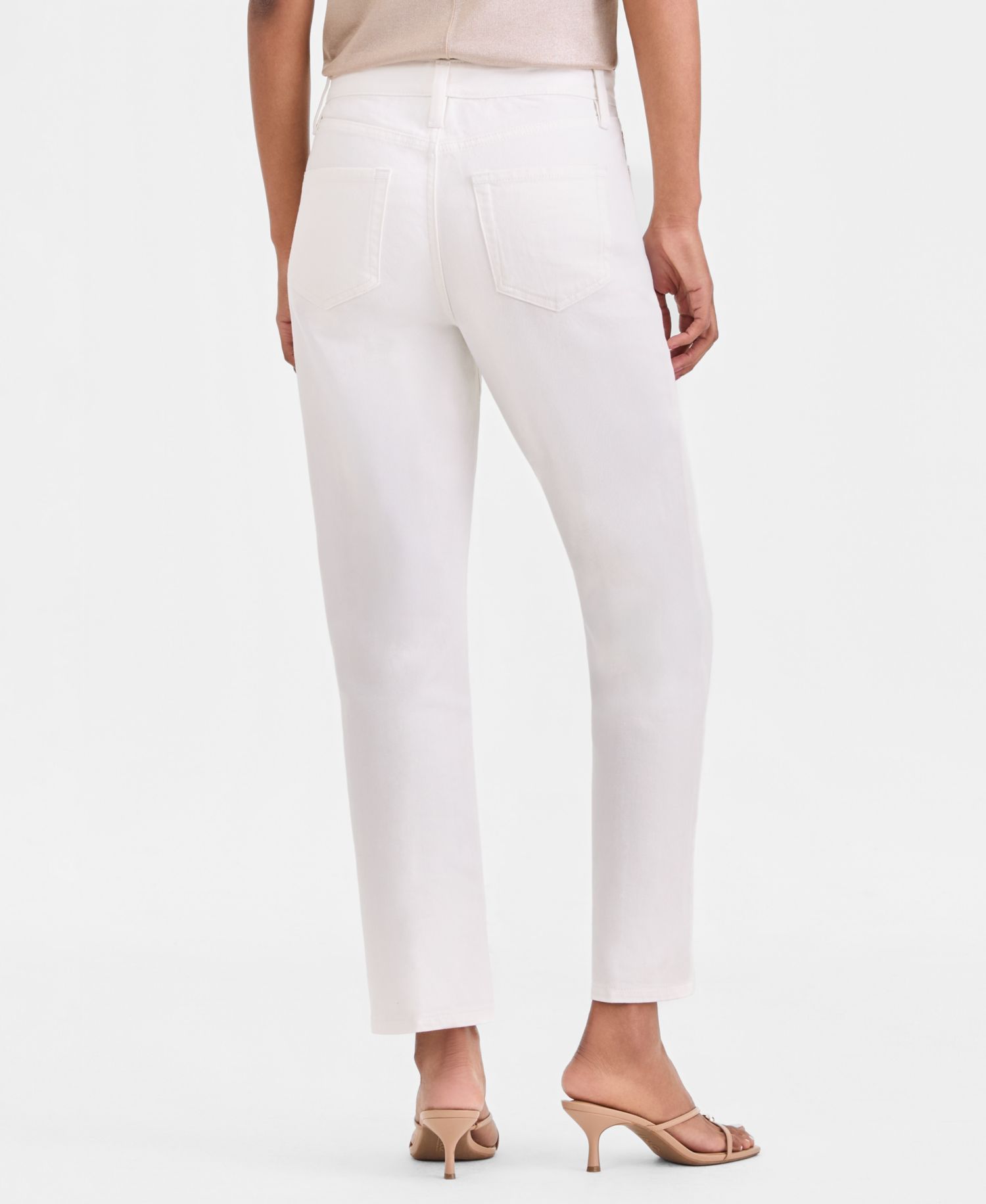 Women's High-Rise Straight Ankle Jeans