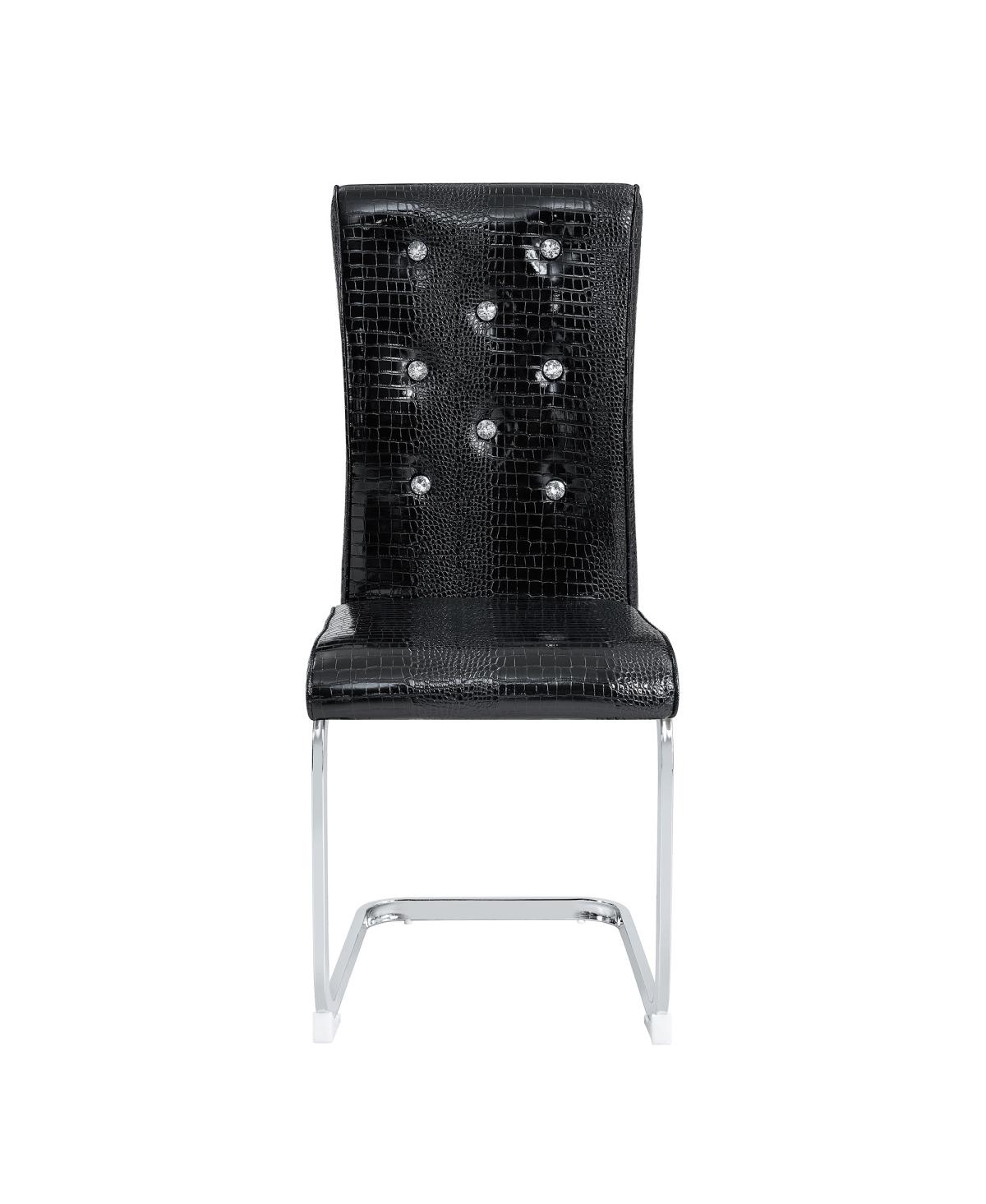 Streamdale Furniture Retro Alligator Dining Chairs, Set of 2