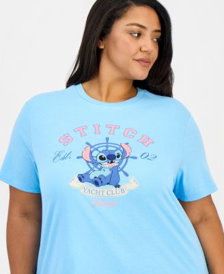 Trendy Plus Size Stitch Graphic Print T-Shirt