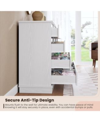 12-Drawer Dresser for Bedroom, Large Double Chest of Drawers with Deep Storage & Wide Top, White