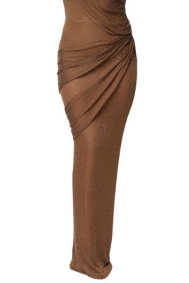 Women's Opulent Metallic Maxi Skirt image