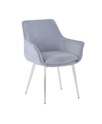 Stella Contemporary Modern Upholstered Platinum Dining Chair