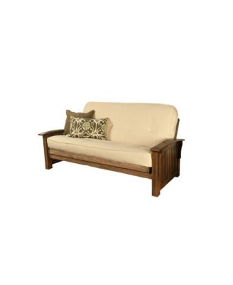 Washington Frame-Rustic Walnut Finish-Canton Cream Mattress