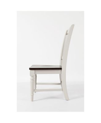 Orchard Park Farmhouse Solid Rubberwood Slatback Chair