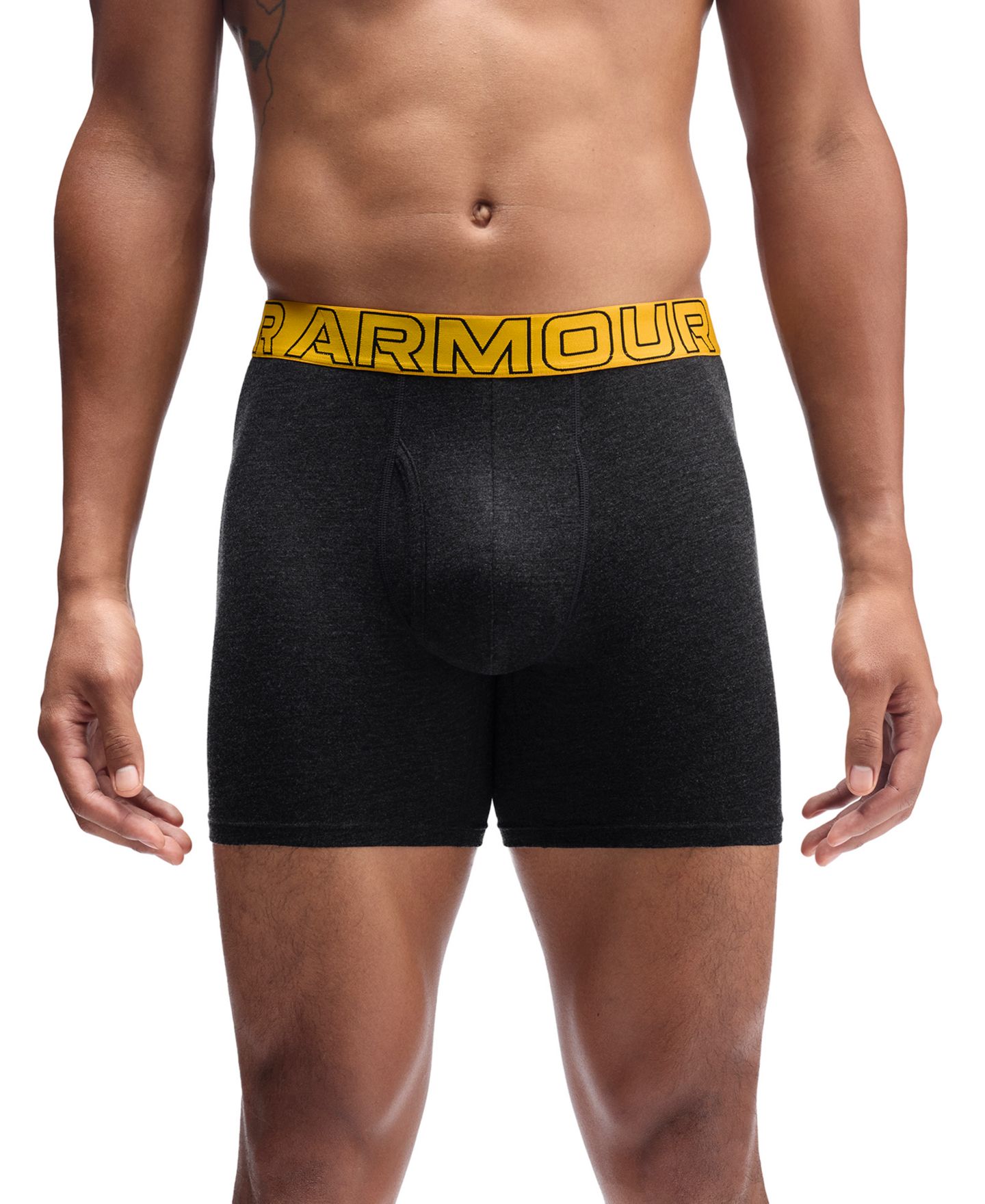 Трусы-боксеры Novelty для мужчин, 3 шт. — Under Armour, цвет: Чёрный — фото 2